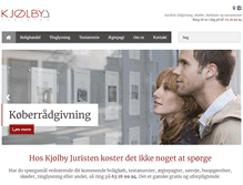 Tablet Screenshot of juristfyn.dk